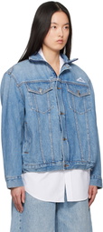 Alexander Wang Blue Regen Lightweight Denim Jacket