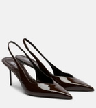 Paris Texas Lidia patent leather slingback pumps