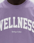 Sporty & Rich Wellness Ivy T Shirt Dip Dye Purple - Mens - Shortsleeves
