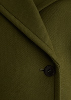 Remain BY Birger Christensen Double-breasted Wool-blend Peacoat Olive