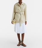 A.Emery Elmer suede thong sandals
