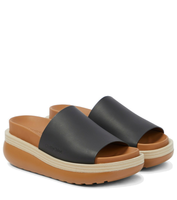 Photo: See By Chloe - Cicily leather slides