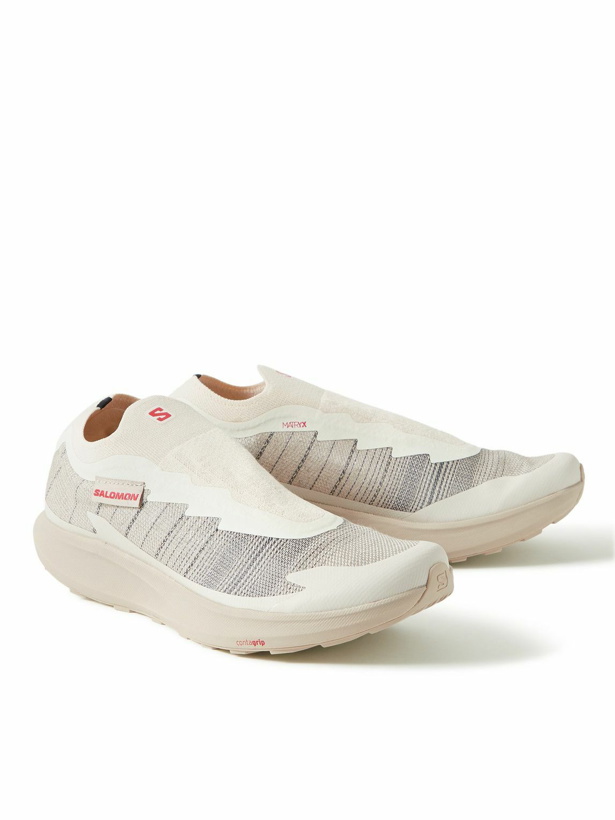Photo: Salomon - Pulsar Advanced Linen and Matryx®-Blend Slip-On Sneakers - White