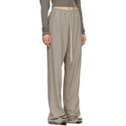 Rick Owens Taupe Tower Dietrich Drawstring Lounge Pants