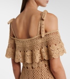 Anna Kosturova Marianne crochet cotton maxi dress