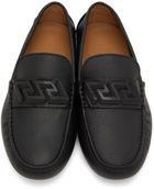 Versace Black La Greca Loafers