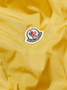 Moncler - Heiji Appliquéd Mesh-Trimmed Shell Hooded Jacket - Yellow