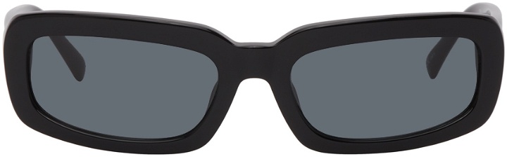 Photo: Dries Van Noten Black Linda Farrow Edition Acetate Sunglasses