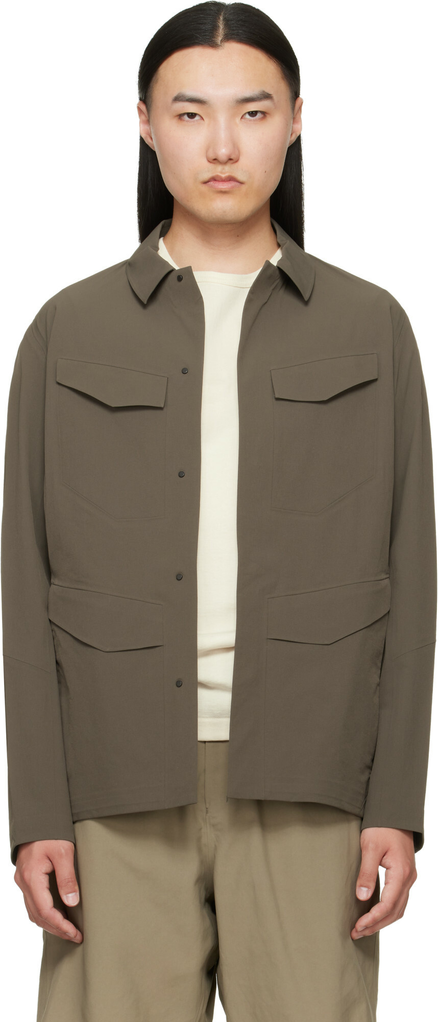 Veilance Taupe Field Softshell Jacket