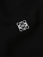 LOEWE - Anagram Logo-Embroidered Wool Sweater - Black
