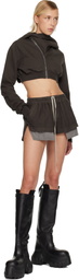 Rick Owens DRKSHDW Gray Concordians Fox Boxers Shorts
