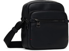 Hugo Black Faux-Leather Reporter Bag