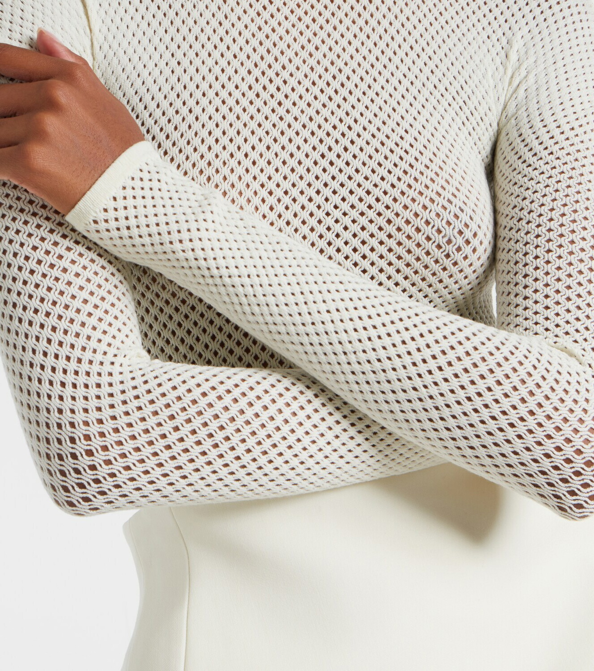 Wardrobe.NYC RHW Web wool-blend bodysuit