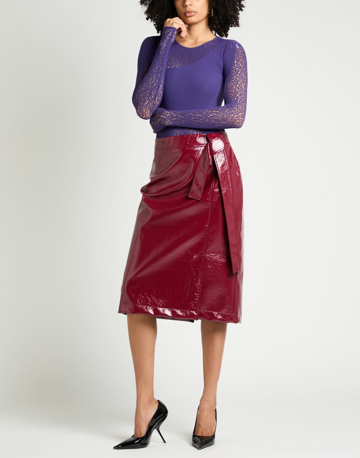 Wolford Womens Bodysuit in Purple