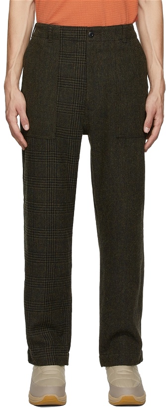 Photo: South2 West8 Green Tweed Fatigue Trousers