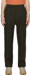 South2 West8 Green Tweed Fatigue Trousers