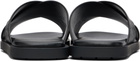 Ferragamo Black Ferragamo Monogram Sandals