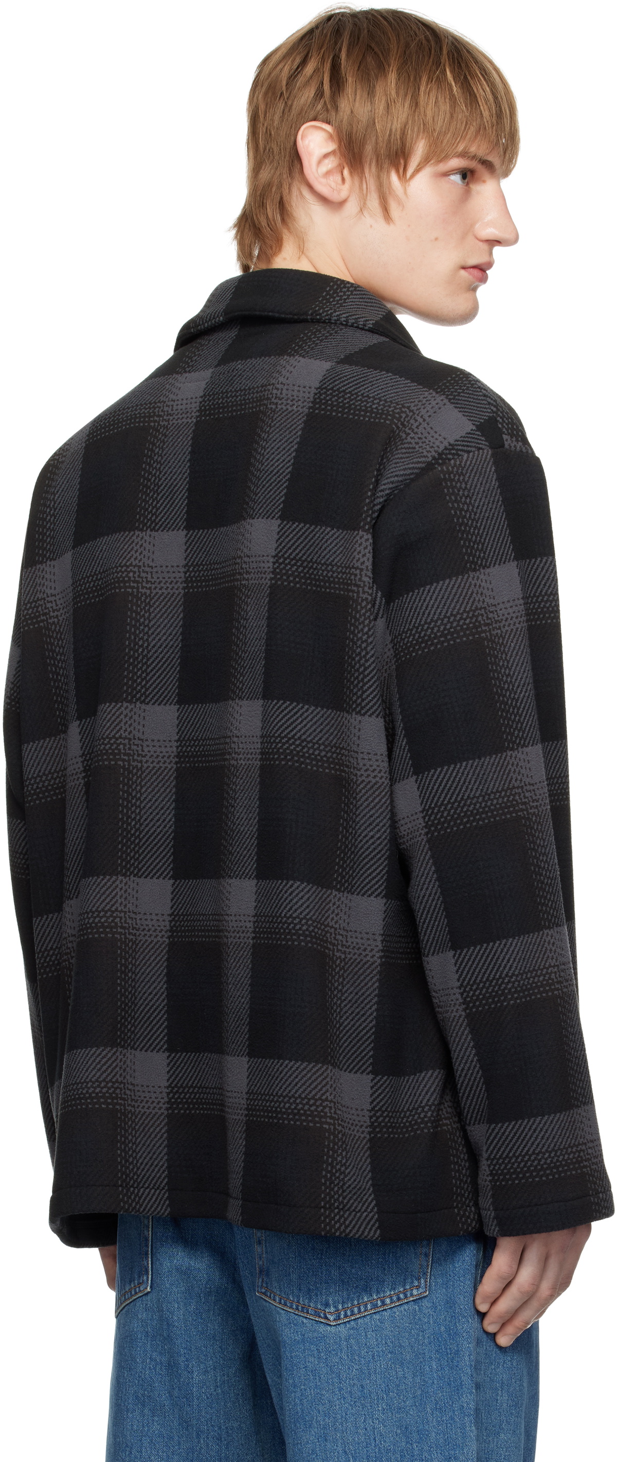 wacko maria CHECK FLEECE SHIRT JACKET 新品