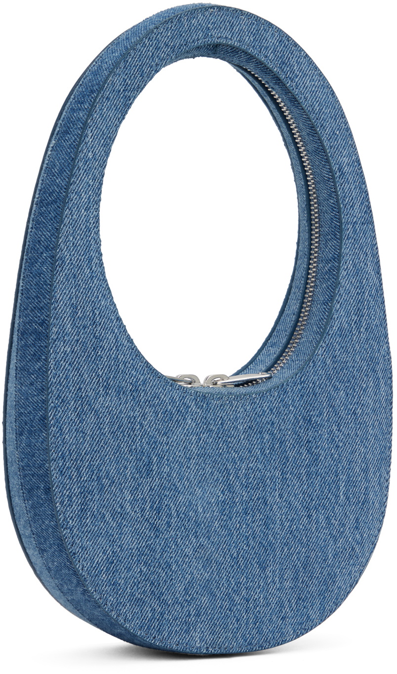 Coperni Blue Mini Swipe Denim Bag Coperni