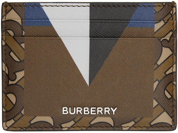 Photo: Burberry Brown & Black TB Sandon Card Holder