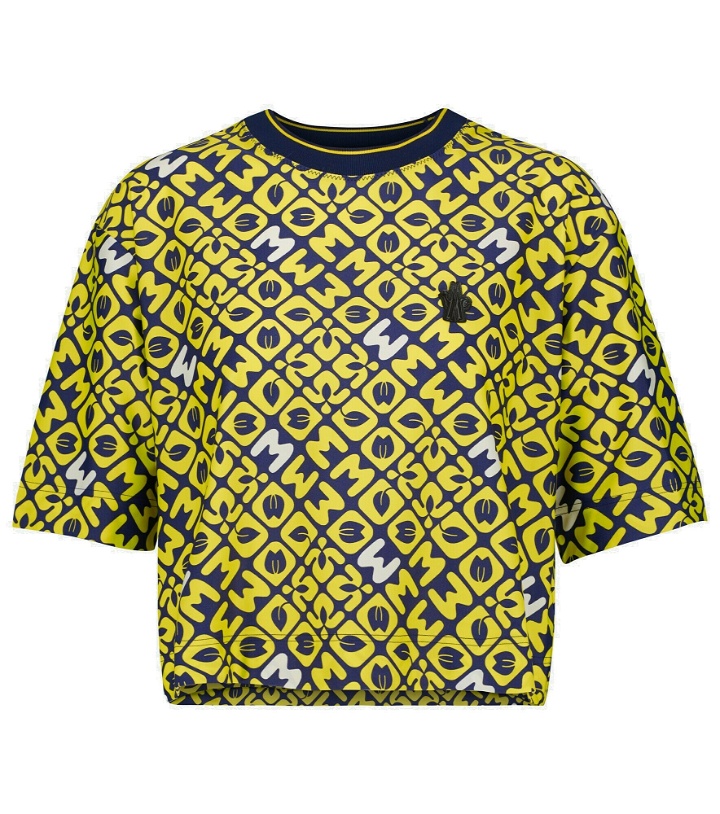 Photo: Moncler Grenoble - Printed cropped T-shirt