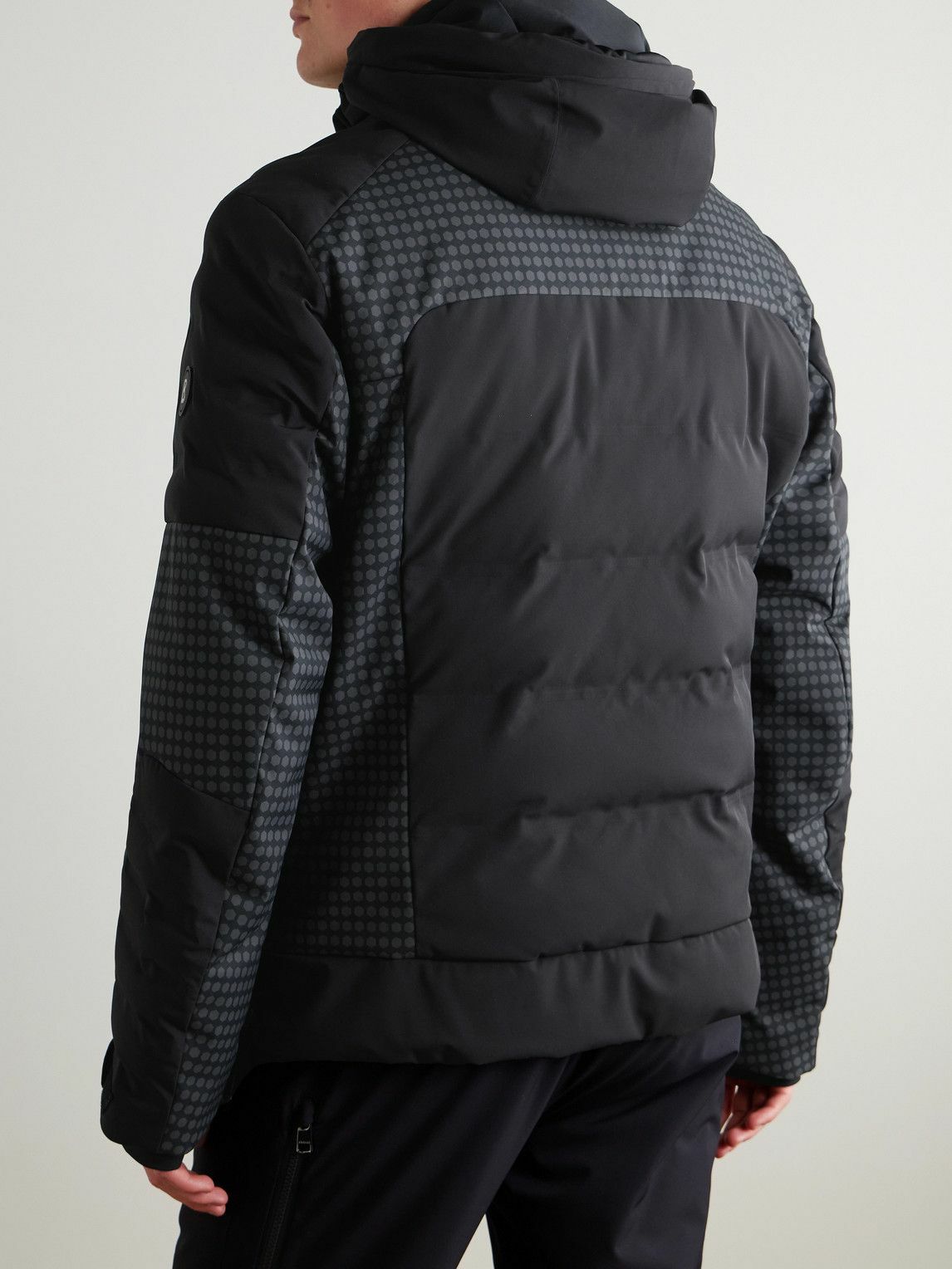 BOGNER - Fionn2-T Panelled Quilted Hooded Ski Jacket - Black
