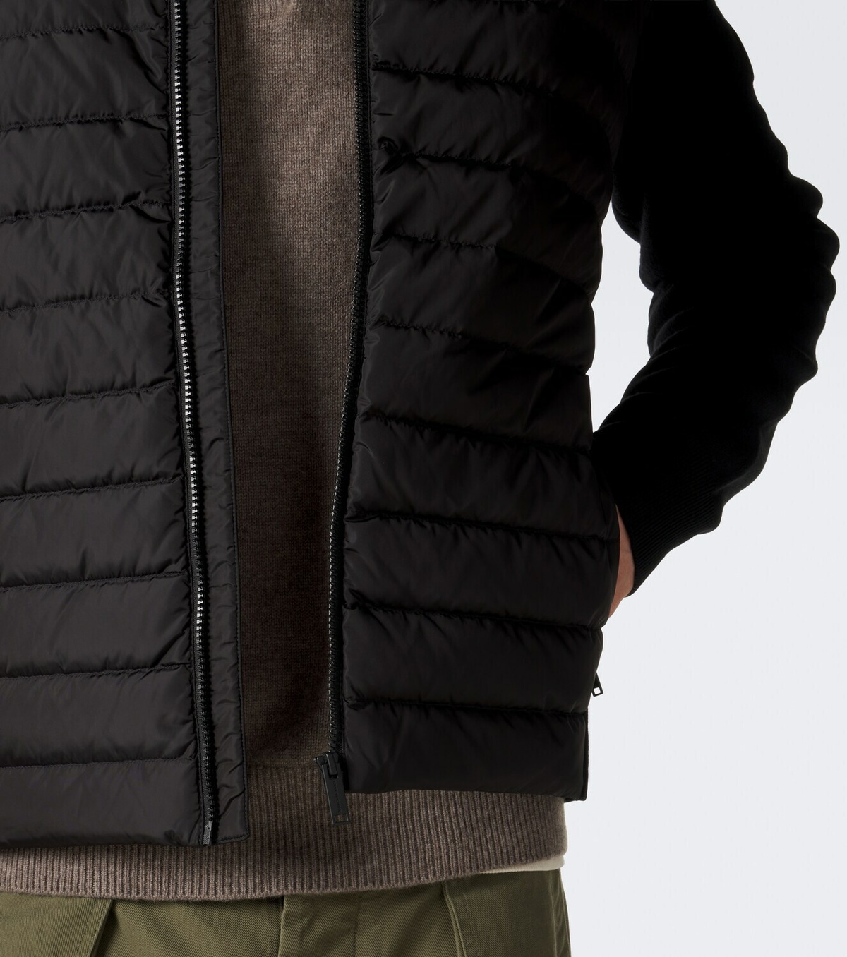Canada Goose Hybridge Flavio down-paneled wool cardigan