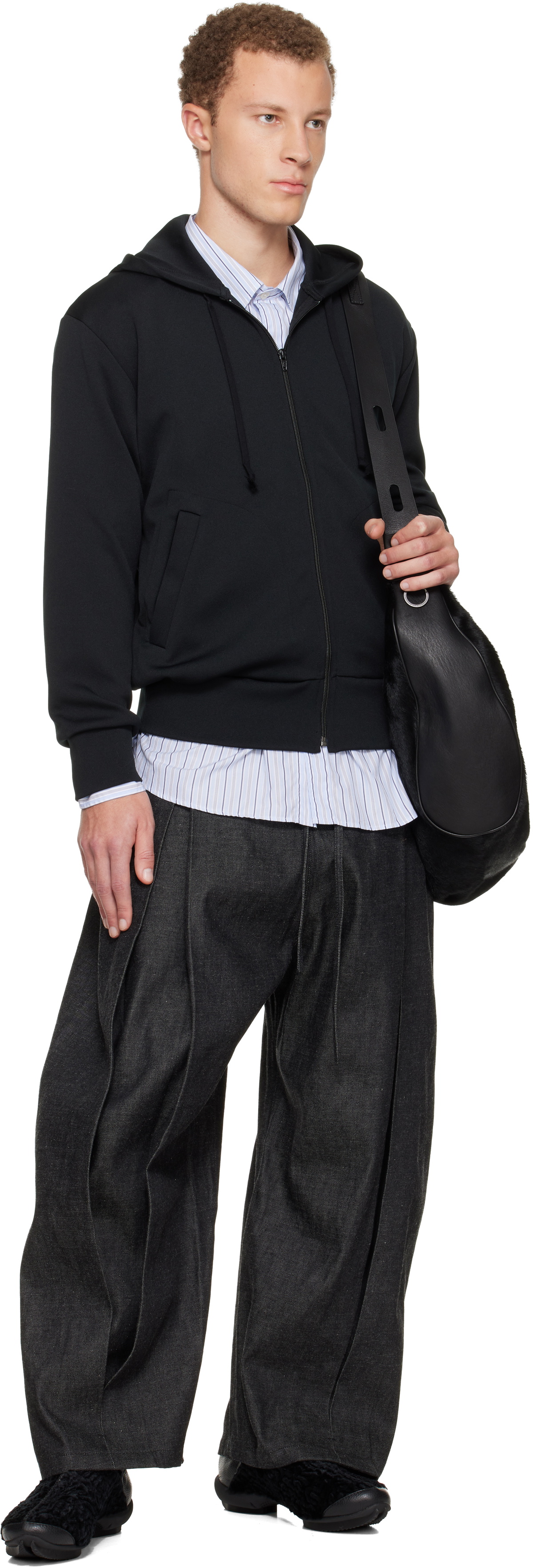 COMME des GARÇONS PLAY Black Big Heart Zip Hoodie