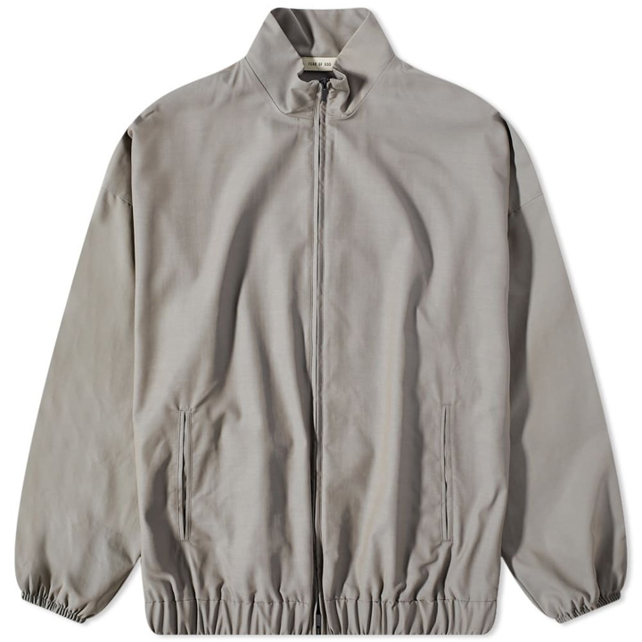 Photo: Fear Of God Men's Eternal Wool Nylon Track Jacket in Dusty Concrete