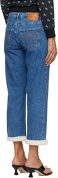 Sandy Liang Blue Moni Jeans