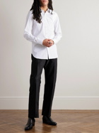 Alexander McQueen - Slim-Fit Harness-Detailed Stretch-Cotton Shirt - White
