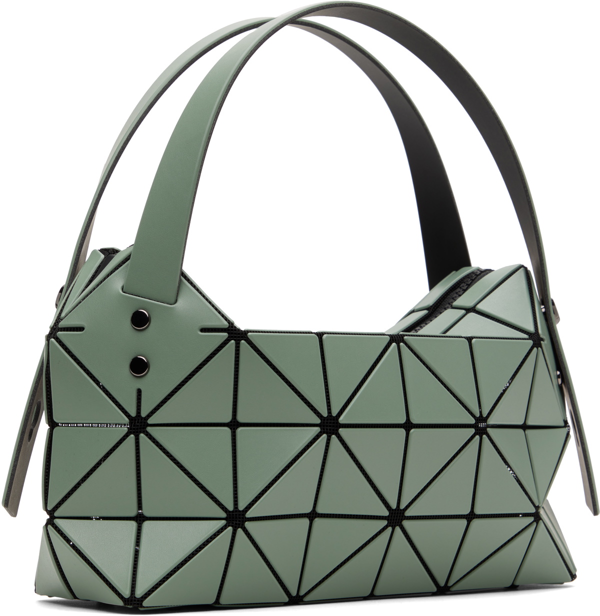 BAO BAO ISSEY MIYAKE Khaki Mini Boston Bag Bao Bao Issey Miyake