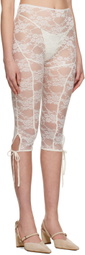 nastyamasha SSENSE Exclusive Off-White Leggings