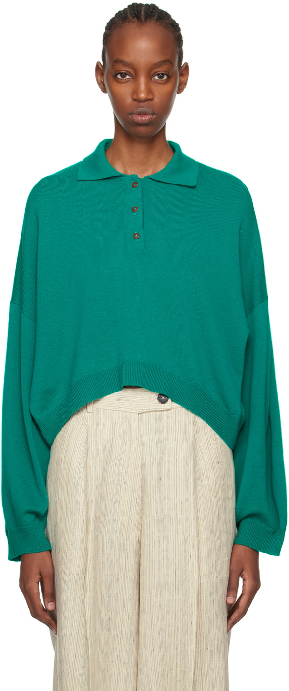 Cordera Green Buttoned Polo