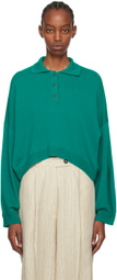 Cordera Green Buttoned Polo