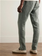 Boglioli - Straight-Leg Linen Trousers - Green