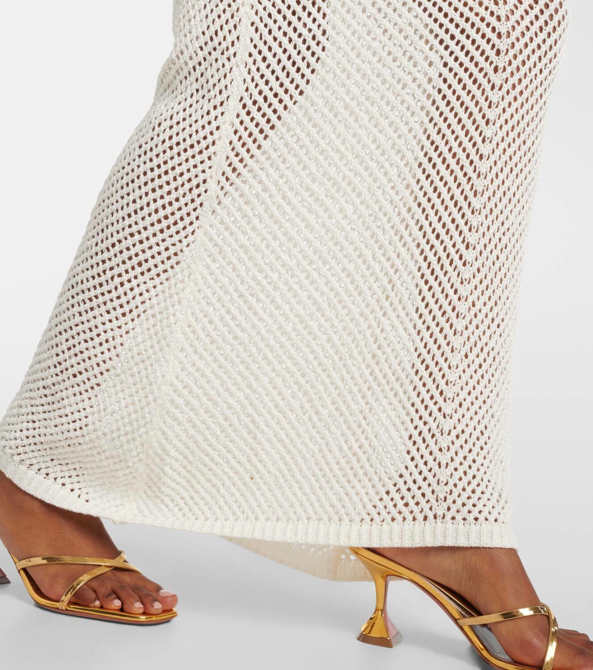 Bananhot Amelia cotton-blend maxi dress Bananhot