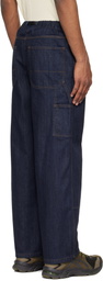 Gramicci Navy Japanese Denim Work Jeans