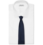 Brioni - 8mm Polka-Dot Silk-Jacquard Tie - Blue