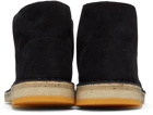 Clarks Originals Black Suede Desert Boots