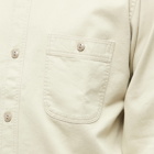 orSlow Men's Cotton Twill Vintage Fit Work Shirt in Beige