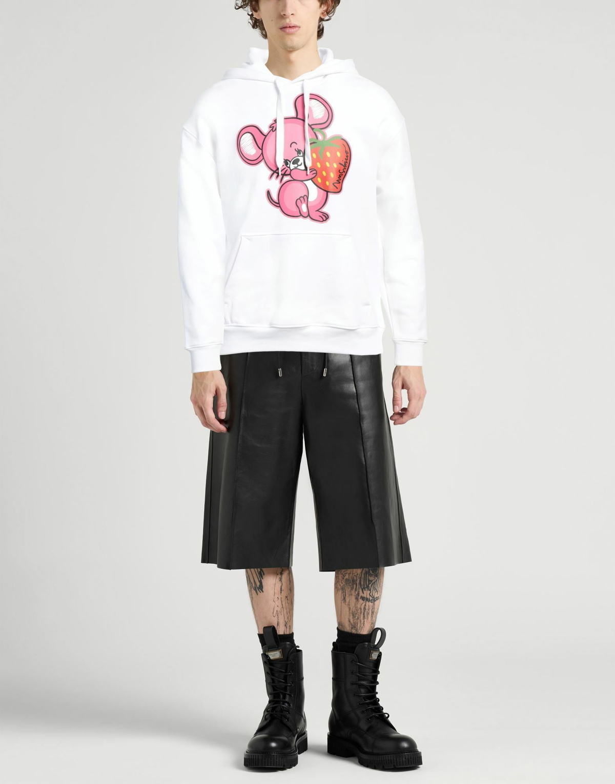 Moschino Couture Mens Sweatshirt in White