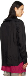 Rick Owens Black Fogpocket Shirt