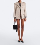 Magda Butrym Mohair and wool-blend miniskirt