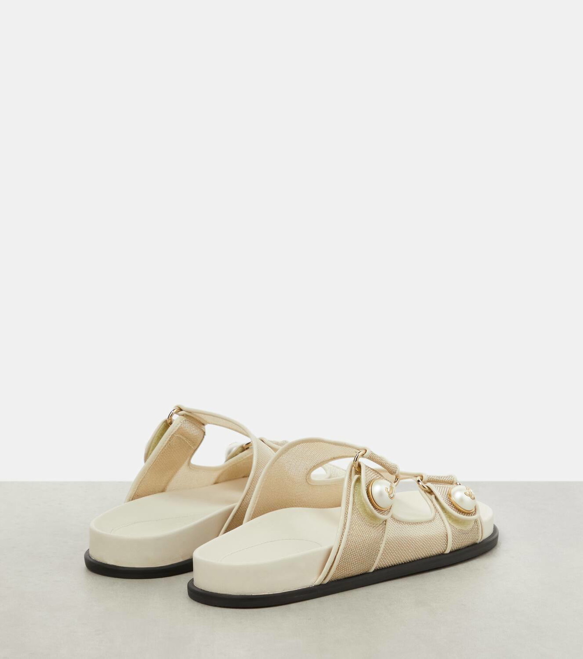 ☆大人気☆ JIMMY CHOO Fayence 95mm leather sandals Fayence Wedge 95|Latte Leather Wedge| JIMMY CHOO