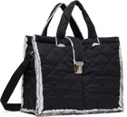 Camiel Fortgens Black Padded Shopper Bag