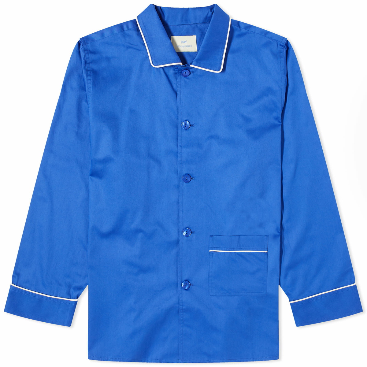 HAY Women's Outline Long Pyjama Shirt in Vivid Blue