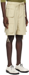 Bonsai Beige Cargo Shorts
