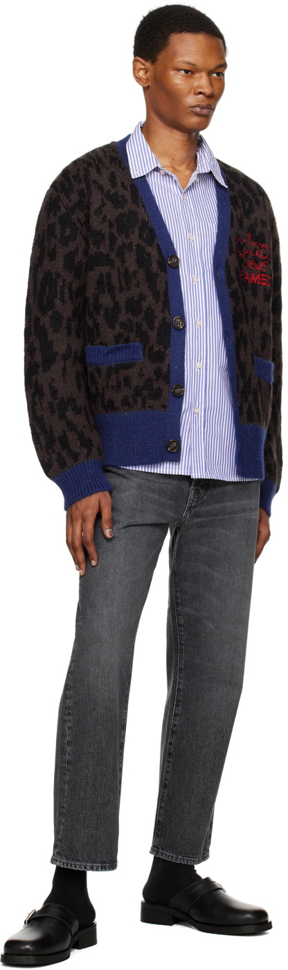 Thames MMXX. Brown & Blue Carnivore II Cardigan