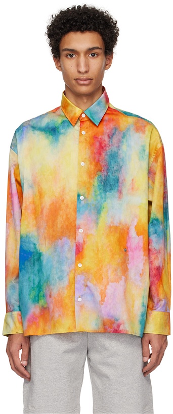 Photo: Études Multicolor Tie-Dye Shirt